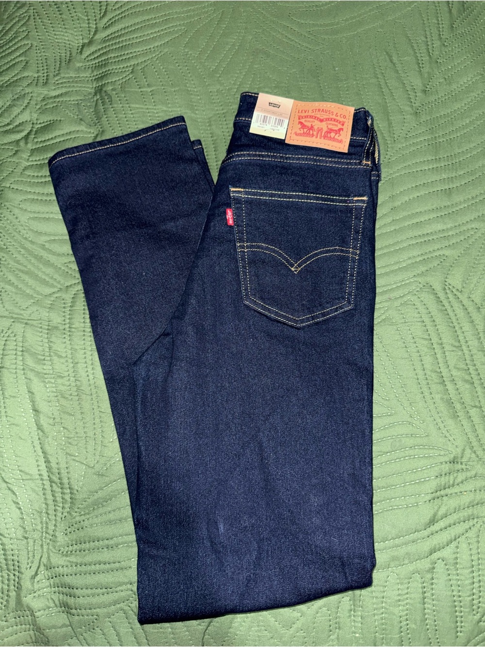 Levi's Dark Blue HIGH RISE STRAIGHT
